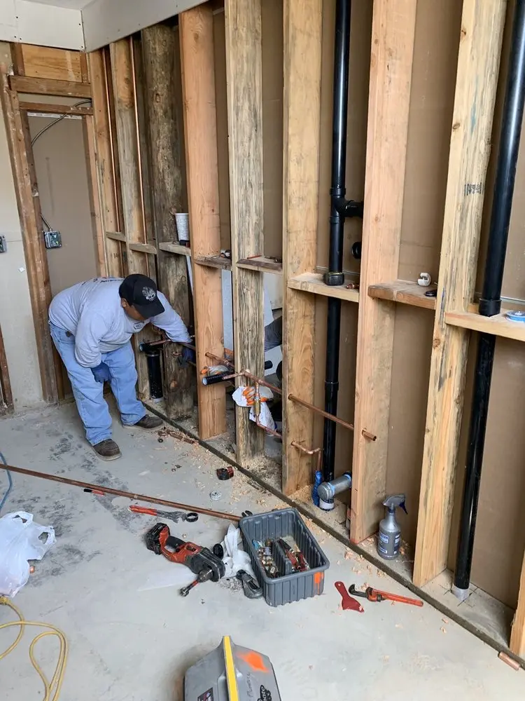 Commercial rough-in plumbing for Gas Line Repair in South Patrick Shores